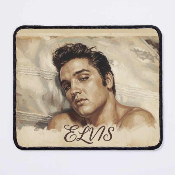 Item preview, Elvis Presley - Vintage Painted Portrait Retro Wall Art designed and sold by ElvisVintagePosters.