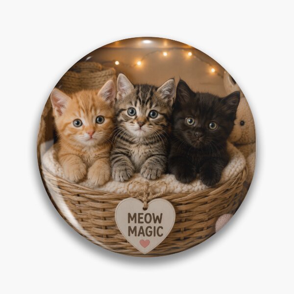Item preview, Meow Magic Three Cute Kittens designed and sold by BagFactoryUK.