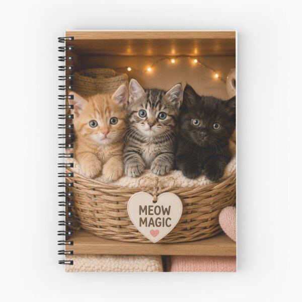 Item preview, Meow Magic Three Cute Kittens designed and sold by BagFactoryUK.