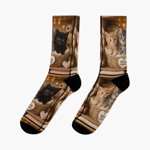 Item preview, Meow Magic Three Cute Kittens designed and sold by BagFactoryUK.