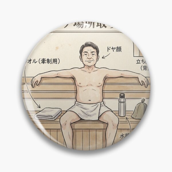 Item preview, The Territory Lord — Zannen Field Guide No.3 | 残念な人間図鑑 | Japanese Sauna Specimen designed and sold by nurusubetei.