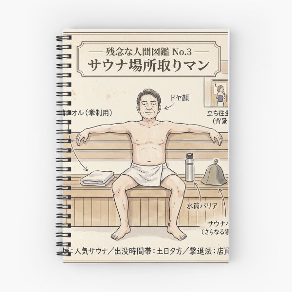 Item preview, The Territory Lord — Zannen Field Guide No.3 | 残念な人間図鑑 | Japanese Sauna Specimen designed and sold by nurusubetei.