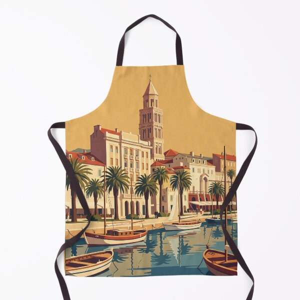 Item preview, Split Croatia Vintage Travel Poster designed and sold by Bomax121.
