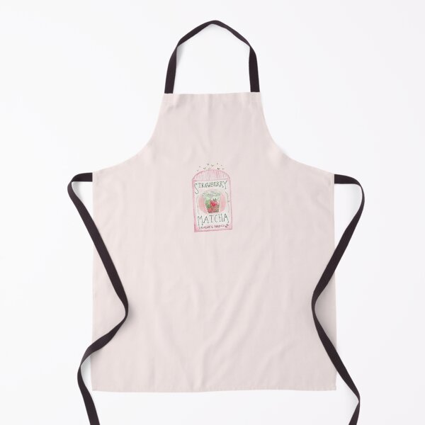 Item preview, Strawberry Matcha Latte Seed Packet Watercolor designed and sold by LoveDovecote.