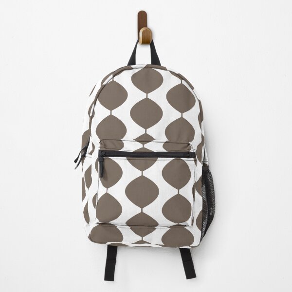 Item preview, Mid Century Modern Retro 60s Waves Pattern (Medium Cool Brown) designed and sold by Makanahele.