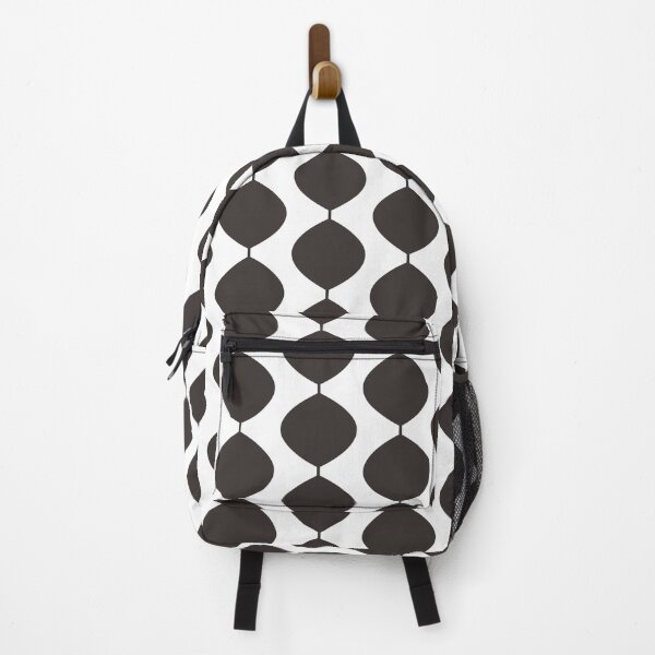 Item preview, Mid Century Modern Retro 60s Waves Pattern (Darker Cool Brown) designed and sold by Makanahele.