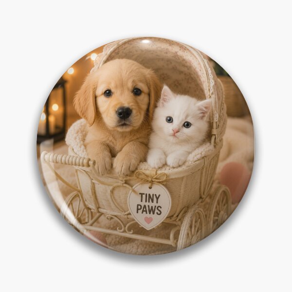 Item preview, Tiny Paws Puppy and Kitten designed and sold by BagFactoryUK.