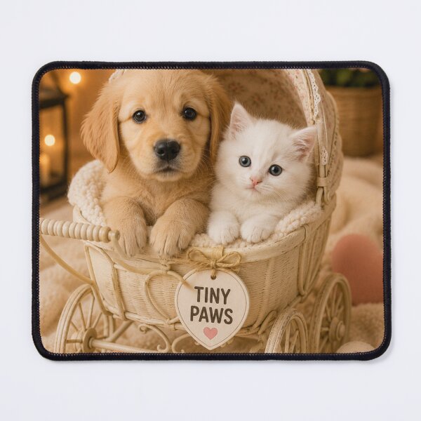 Item preview, Tiny Paws Puppy and Kitten designed and sold by BagFactoryUK.