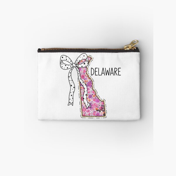 Item preview, Cute Delaware Floral Map Graphic Coquette Bow Design designed and sold by Paper Drip.
