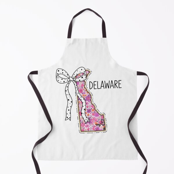 Item preview, Cute Delaware Floral Map Graphic Coquette Bow Design designed and sold by Paper Drip.