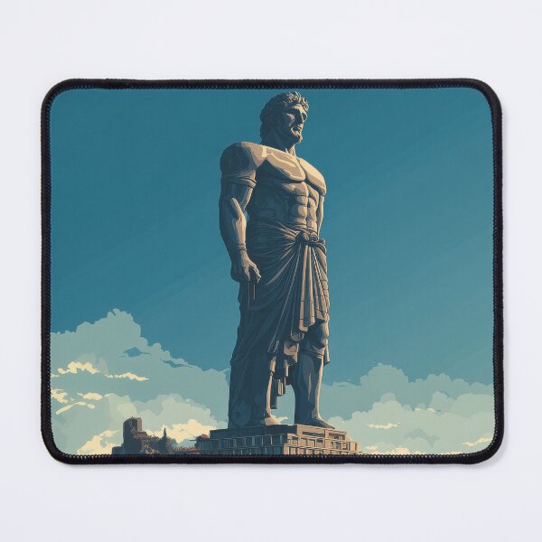Item preview, Colossus of Rhodes, Bronze Giant Wall Art designed and sold by MarkedArtPrints.