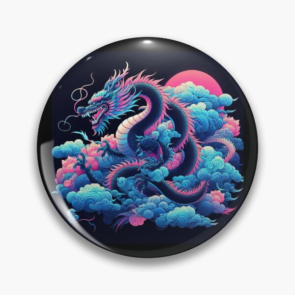 Item preview, The Neon Reverie of the Lunar Dragon designed and sold by bloorose.