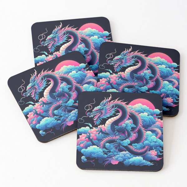 Item preview, The Neon Reverie of the Lunar Dragon designed and sold by bloorose.