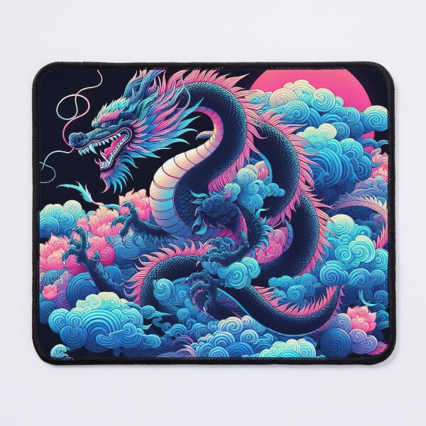 Item preview, The Neon Reverie of the Lunar Dragon designed and sold by bloorose.