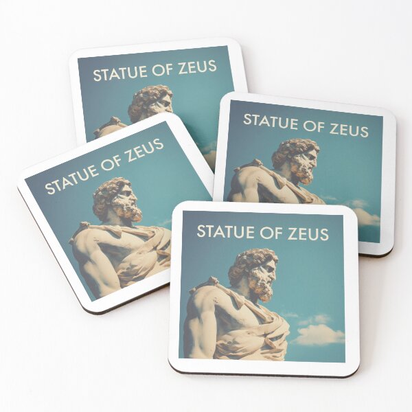 Item preview, Statue of Zeus, Olympian Guardian Wall Art designed and sold by MarkedArtPrints.