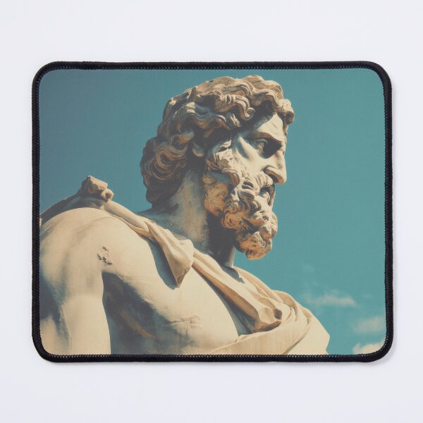 Item preview, Statue of Zeus, Olympian Guardian Wall Art designed and sold by MarkedArtPrints.