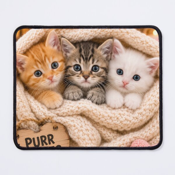 Item preview, Purr Babies Cozy Kitten Portrait designed and sold by BagFactoryUK.