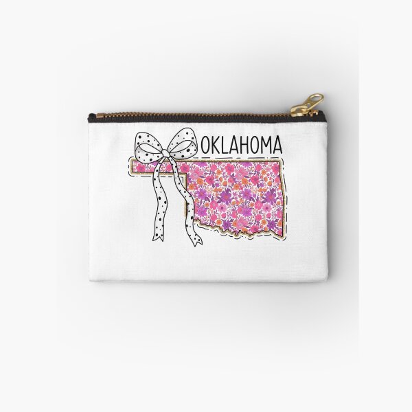 Item preview, Cute Oklahoma Floral Map Graphic Coquette Bow Design designed and sold by Paper Drip.