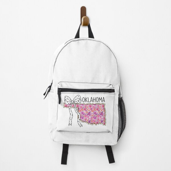 Item preview, Cute Oklahoma Floral Map Graphic Coquette Bow Design designed and sold by Paper Drip.