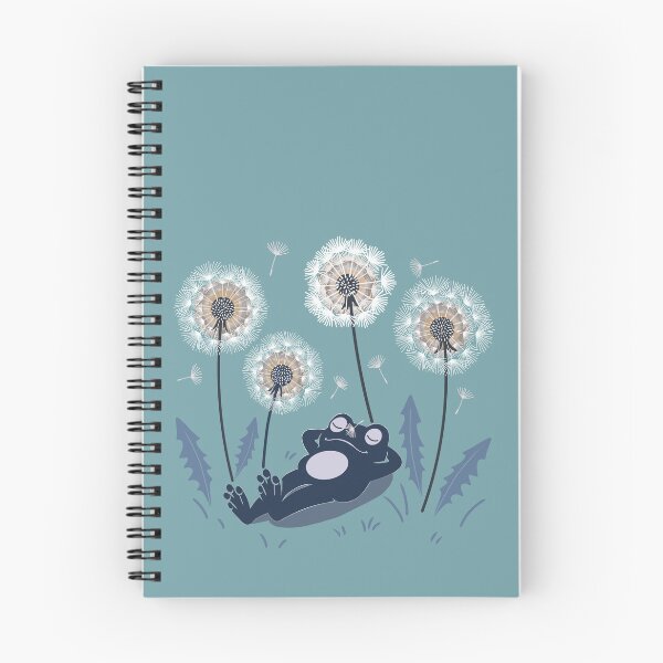 Item preview, Relaxing Frog Among Dandelions designed and sold by RitaRuni1992.