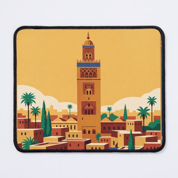 Item preview, Marrakesh Morocco Vintage Travel Poster designed and sold by Bomax121.