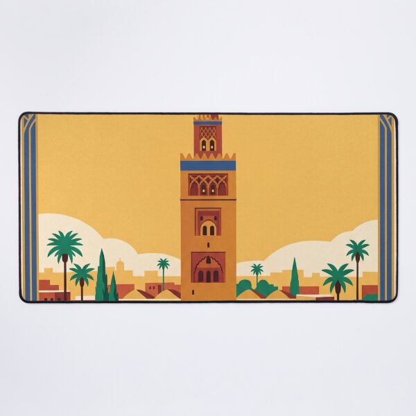Item preview, Marrakesh Morocco Vintage Travel Poster designed and sold by Bomax121.