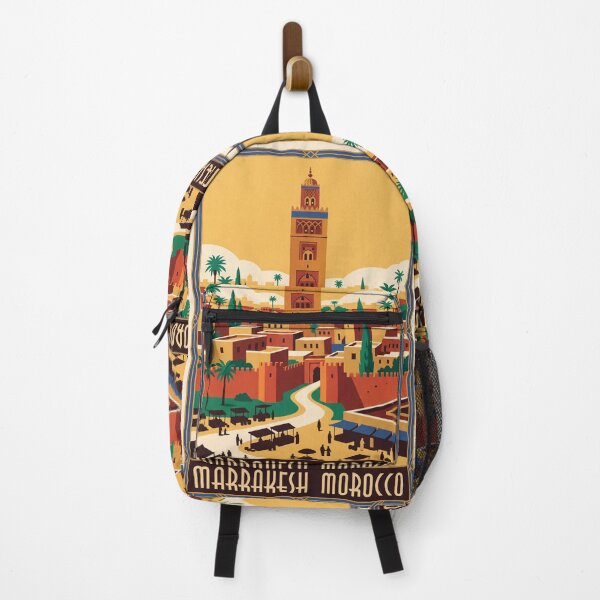 Item preview, Marrakesh Morocco Vintage Travel Poster designed and sold by Bomax121.