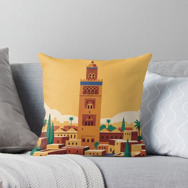 Item preview, Marrakesh Morocco Vintage Travel Poster designed and sold by Bomax121.