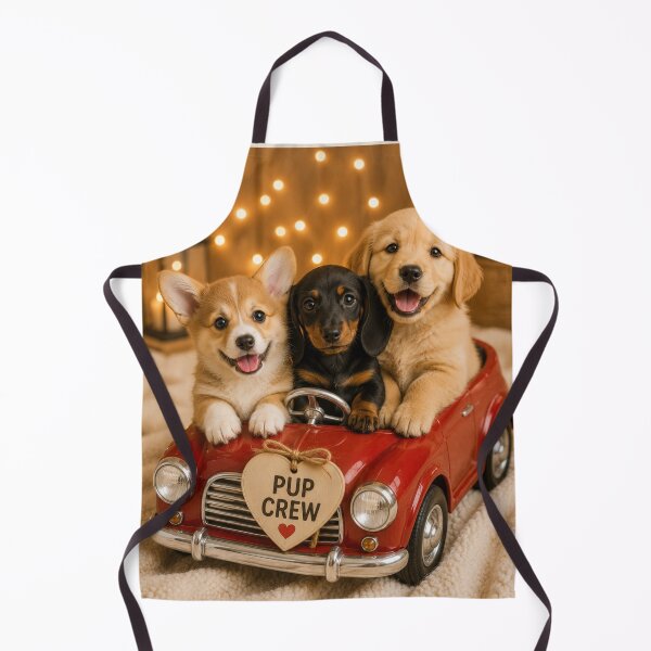 Item preview, Pup Crew Puppy Friends Portrait designed and sold by BagFactoryUK.