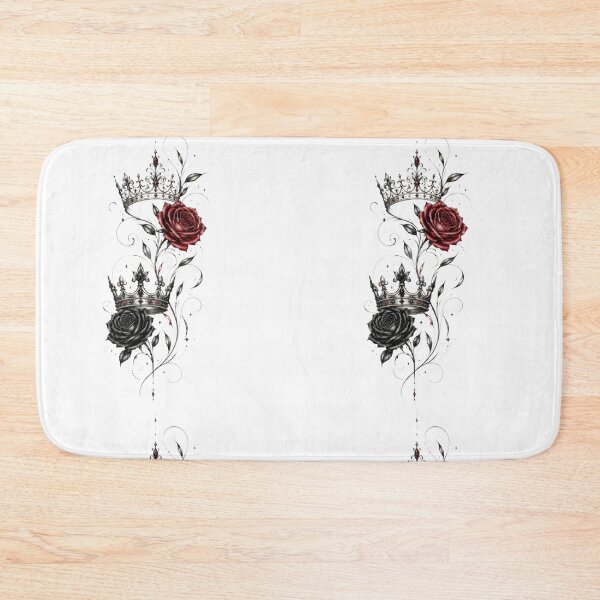 Item preview, Regal Crown and Rose - Red and Black designed and sold by RoyalDeluxGo.
