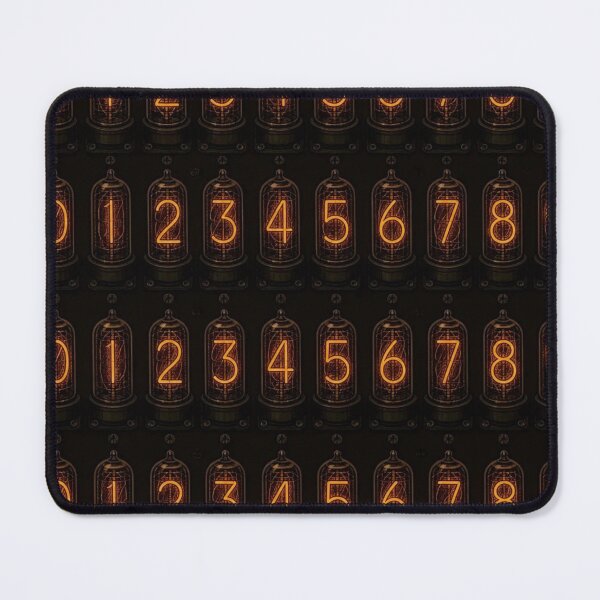 Item preview, Nixie Tube Readout Pattern — Amber Glow Analog Display designed and sold by NominalSystems.