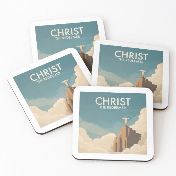 Item preview, Christ the Redeemer, Clouds and Peaks Wall Art designed and sold by MarkedArtPrints.