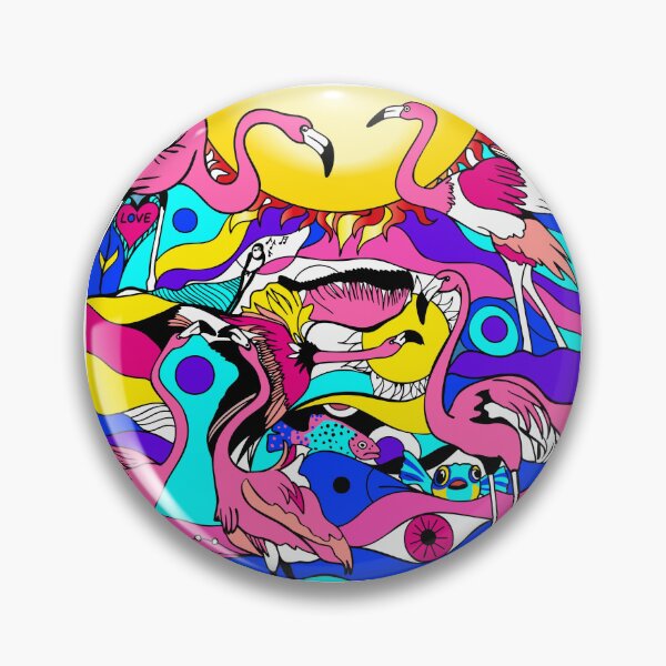 Item preview, flamingos in the sun designed and sold by KatyaNikolova.