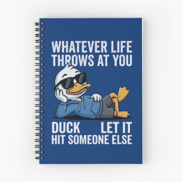 Item preview, Whatever Life Throws At You Duck Funny Pun Quote  designed and sold by HamadaArtivio1.