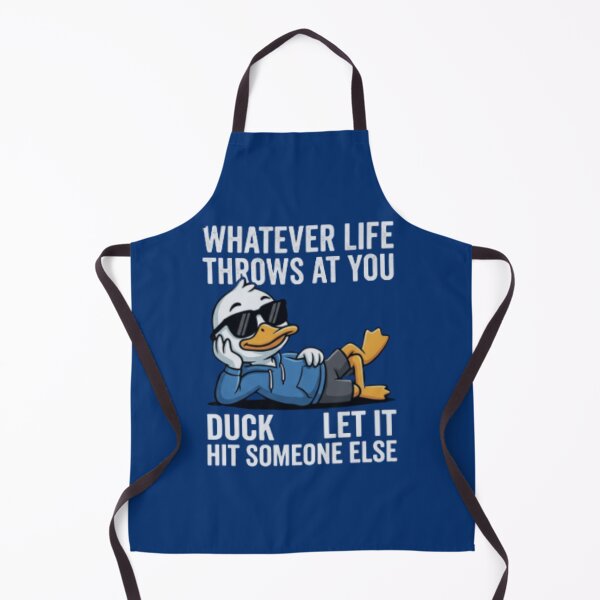 Item preview, Whatever Life Throws At You Duck Funny Pun Quote designed and sold by HamadaArtivio1.