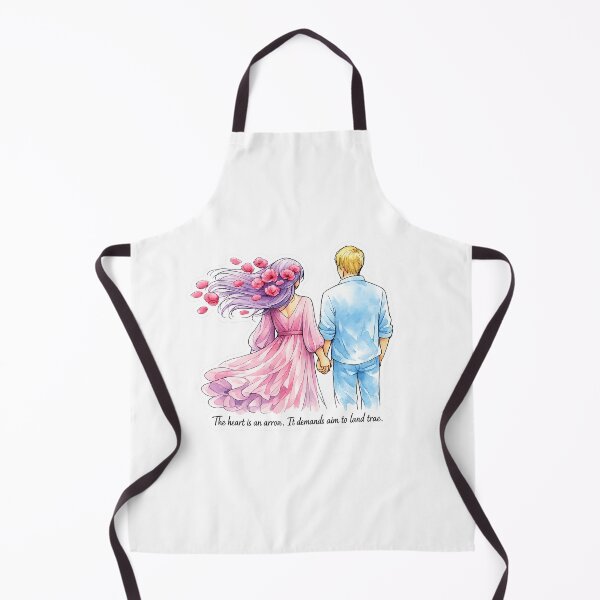 Item preview, Couple hand in hand in pink and blue with peonies in her hair designed and sold by wallartofmio.