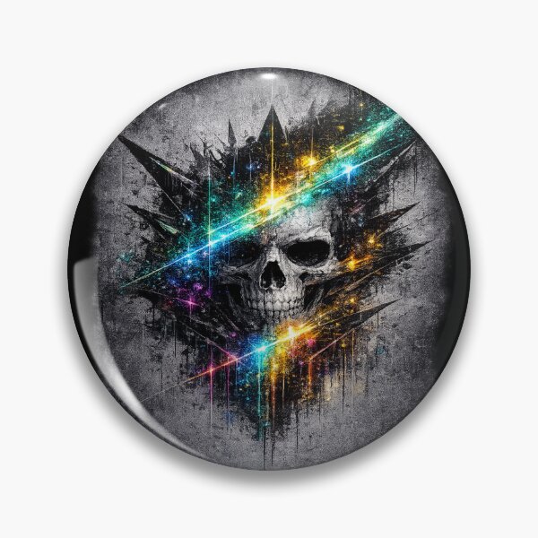 Item preview, Neon Fractured Soul - Dark Grunge Rainbow Street Art designed and sold by Personiq Kaleido.
