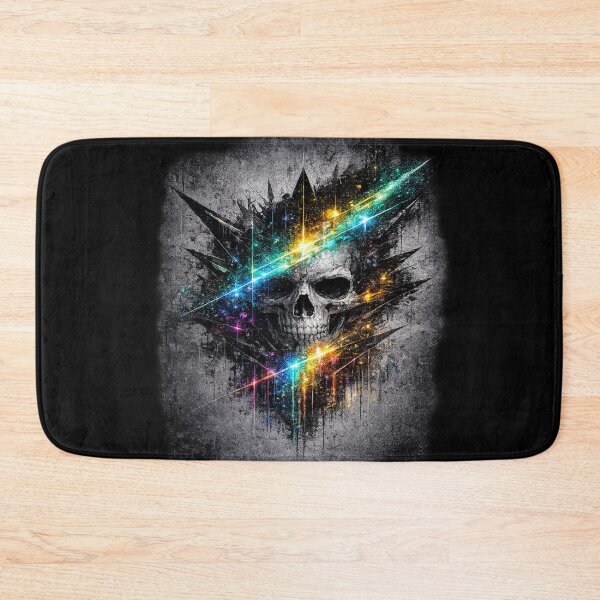 Item preview, Neon Fractured Soul - Dark Grunge Rainbow Street Art designed and sold by Personiq Kaleido.