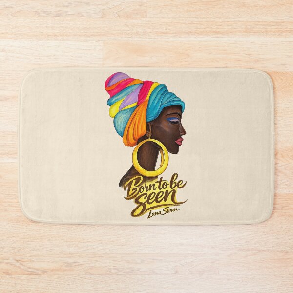 Item preview, BORN TO BE SEEN | African Woman Portrait by Lana Swan designed and sold by BlueberrySwan.