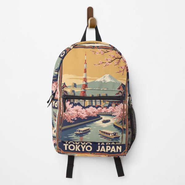Item preview, Tokyo Japan Vintage Travel Poster designed and sold by Bomax121.