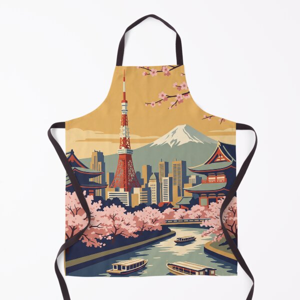 Item preview, Tokyo Japan Vintage Travel Poster designed and sold by Bomax121.