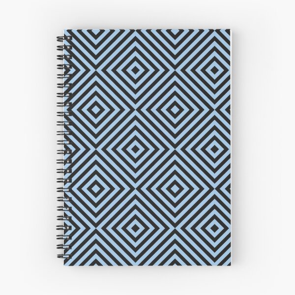 Item preview, Black And Baby Blue Chevron Burst Pattern designed and sold by pattern-archive.