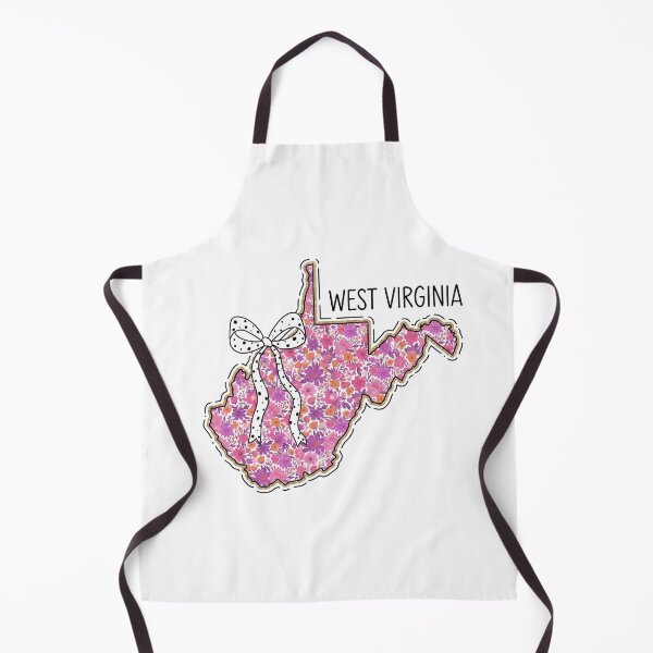 Item preview, Cute West Virginia Floral Map Graphic Coquette Bow Design designed and sold by Paper Drip.