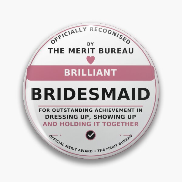Item preview, Brilliant Bridesmaid Gift | Bridesmaid Thank You Gift | Bridal Party Keepsake designed and sold by TheMeritBureau.