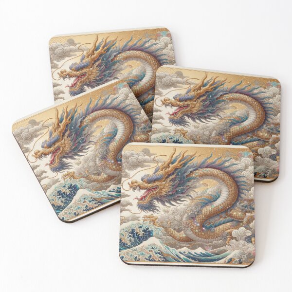 Item preview, The Gilded Tempest of the Dragon King designed and sold by bloorose.