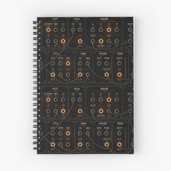 Item preview, Modular Synth Patch Bay Pattern — Cables and Jacks designed and sold by NominalSystems.