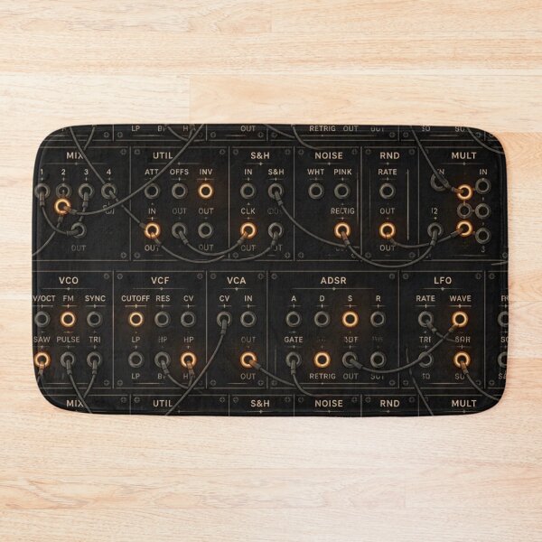 Item preview, Modular Synth Patch Bay Pattern — Cables and Jacks designed and sold by NominalSystems.