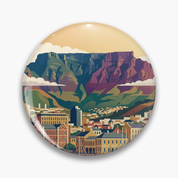 Item preview, Cape Town South Africa Vintage Travel Poster designed and sold by Bomax121.