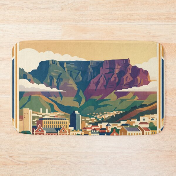 Item preview, Cape Town South Africa Vintage Travel Poster designed and sold by Bomax121.