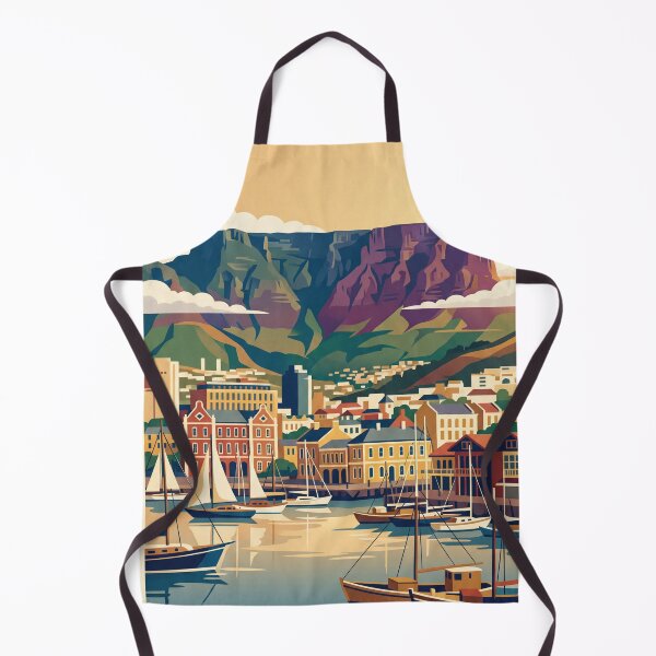 Item preview, Cape Town South Africa Vintage Travel Poster designed and sold by Bomax121.